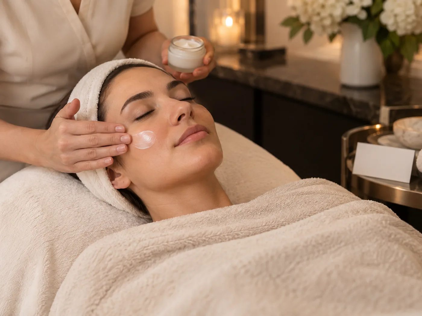 Gentle finishing skincare and aftercare